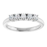 14K White Gold 1/3 CTW Lab-Grown Diamond Anniversary Band