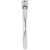 14K White Gold 1/3 CTW Lab-Grown Diamond Anniversary Band