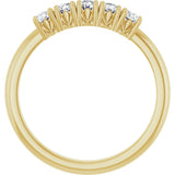 14K Yellow Gold 1/3 CTW Lab-Grown Diamond Anniversary Band