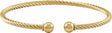 14K Yellow Gold-Filled 3 mm Cuff 6 7/10" Bracelet