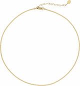 14K Yellow Gold-Filled 2 mm Hollow Bead 16" Necklace