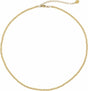 14K Yellow Gold-Filled 3 mm Hollow Bead 16" Necklace