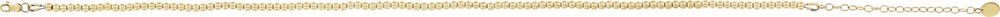 14K Yellow Gold-Filled 3 mm Hollow Bead 16" Necklace