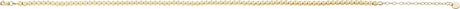 14K Yellow Gold-Filled 4 mm Hollow Bead 16" Necklace