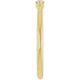 14K Yellow Gold .06 CTW Lab-Grown Diamond Stackable Ring