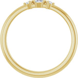 14K Yellow Gold .05 CTW Natural Diamond Stackable Ring