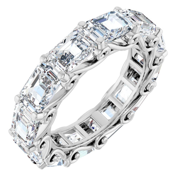 14K White Gold 7 1/2 CTW Lab-Grown Diamond Eternity Band