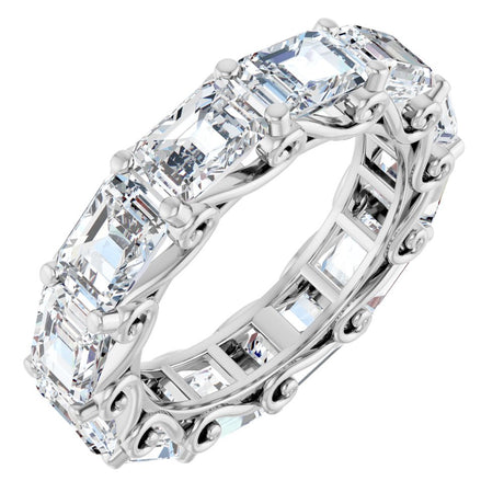 14K White Gold 7 1/2 CTW Lab-Grown Diamond Eternity Band