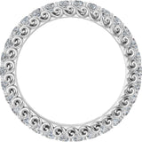 14K White Gold 1 CTW Lab-Grown Diamond Eternity Band