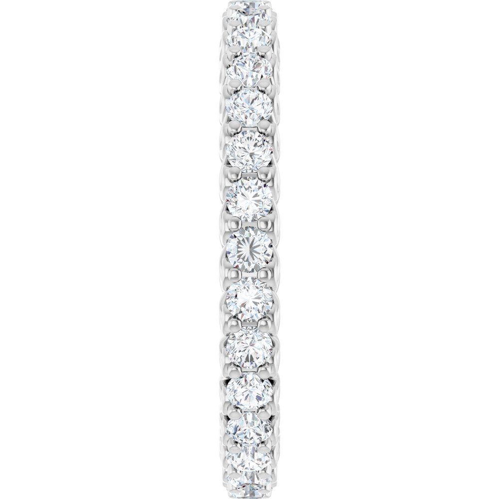14K White Gold 1 CTW Lab-Grown Diamond Eternity Band