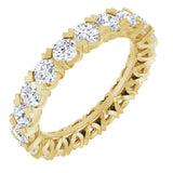 14K Yellow Gold 2 CTW Lab-Grown Diamond Eternity Band Size 5