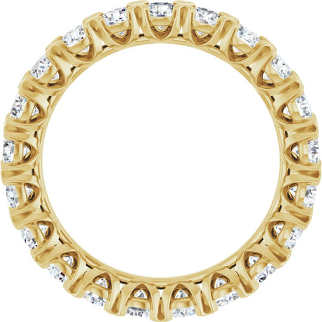 14K Yellow Gold 2 1/8 CTW Lab-Grown Diamond Eternity Band Size 6.5