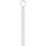 14K White Gold 1 CTW Lab-Grown Diamond Cross Pendant
