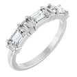 14K White Gold 9/10 CTW Lab-Grown Diamond Anniversary Band