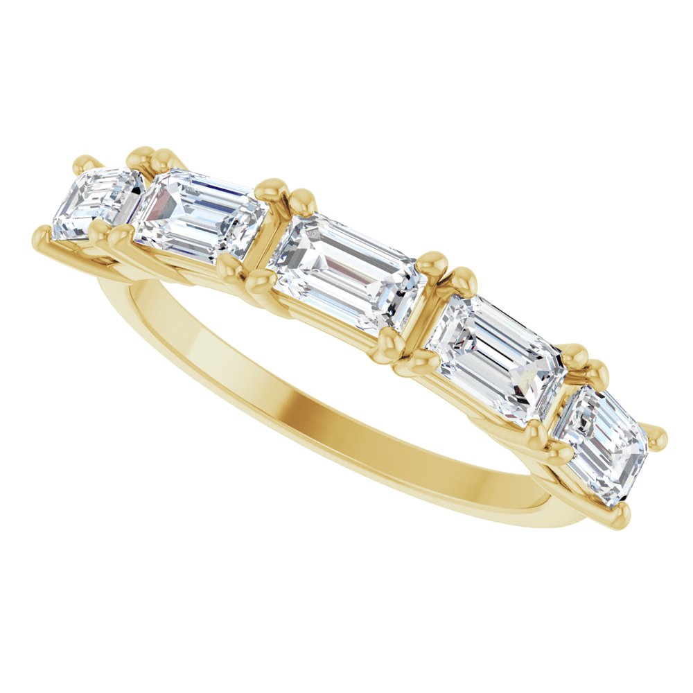 14K Yellow Gold 1 3/4 CTW Lab-Grown Diamond Anniversary Band