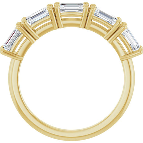 14K Yellow Gold 1 3/4 CTW Lab-Grown Diamond Anniversary Band