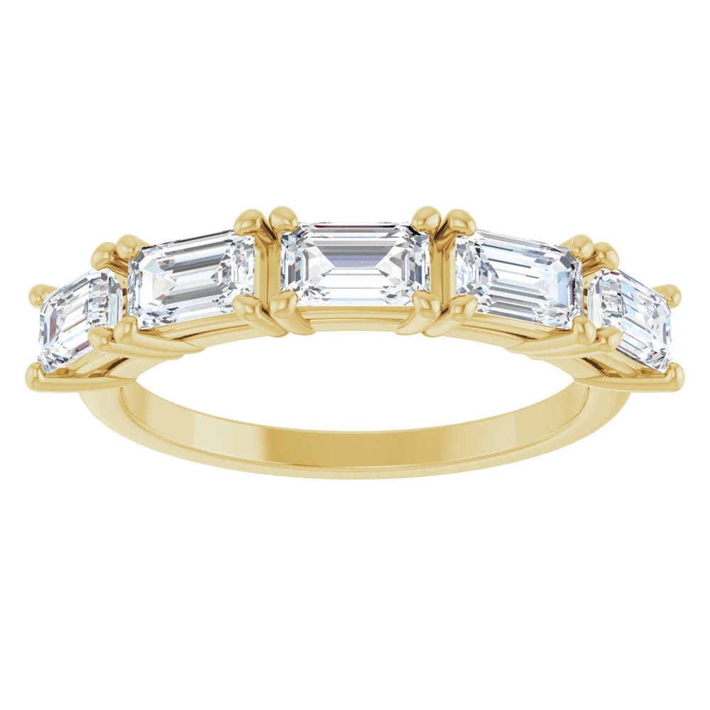 14K Yellow Gold 1 3/4 CTW Lab-Grown Diamond Anniversary Band