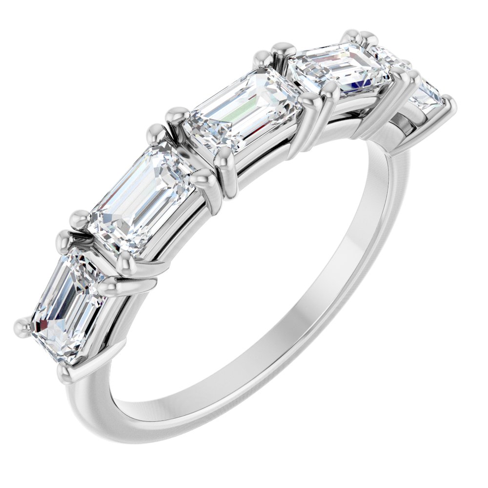 14K White Gold 1 3/4 CTW Lab-Grown Diamond Anniversary Band
