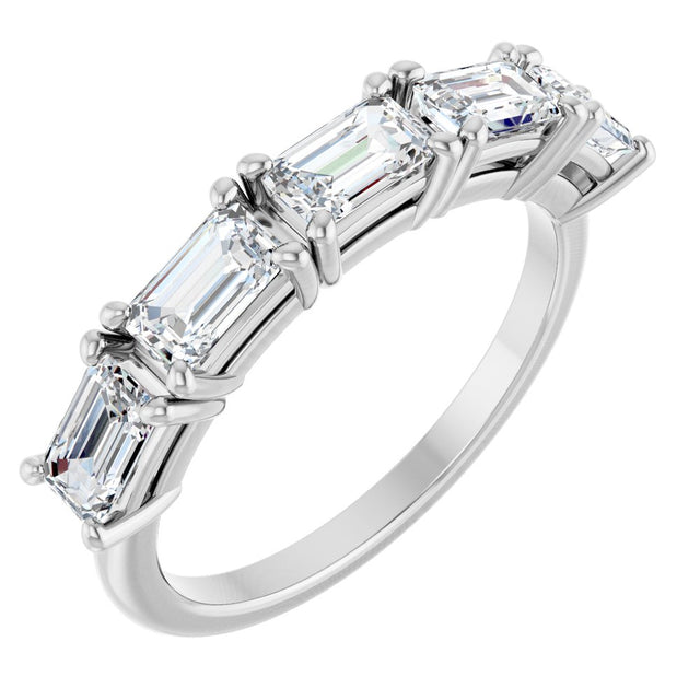 14K White Gold 1 3/4 CTW Lab-Grown Diamond Anniversary Band