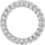 14K White Gold 1 1/5 CTW Lab-Grown Diamond Eternity Band Size 5