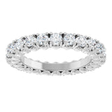14K White Gold 1 1/5 CTW Lab-Grown Diamond Eternity Band