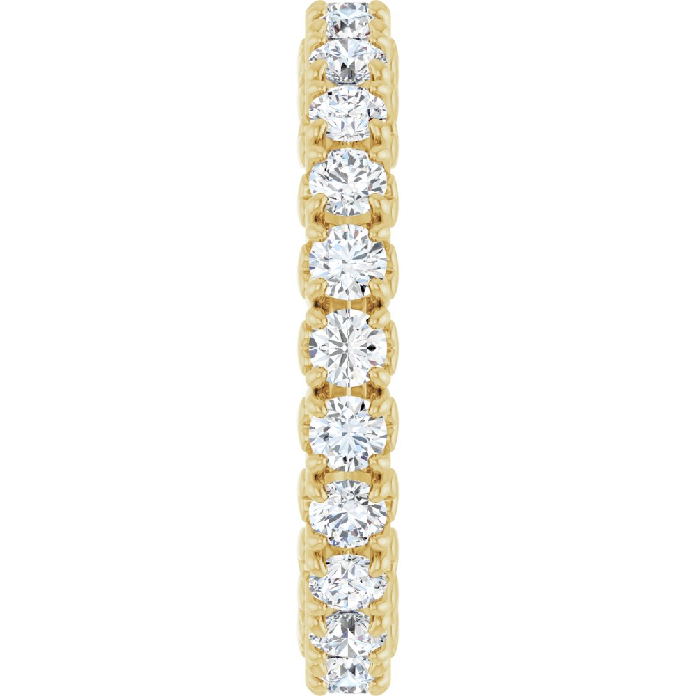 14K Yellow Gold 1 1/5 CTW Lab-Grown Diamond Eternity Band Size 5