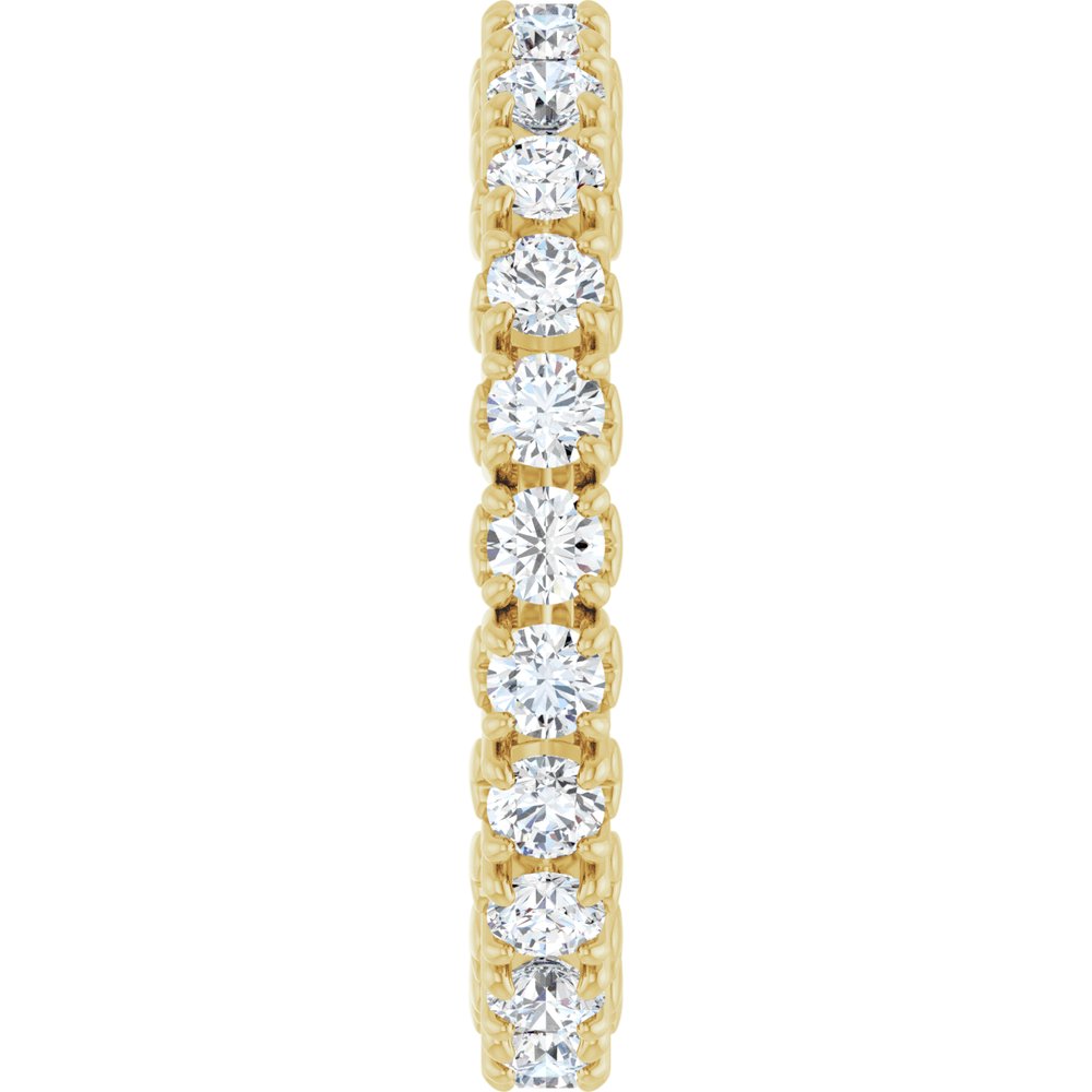 14K Yellow Gold 1 1/3 CTW Lab-Grown Diamond Eternity Band