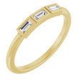 14K Yellow Gold 1/8 CTW Lab-Grown Diamond Anniversary Band