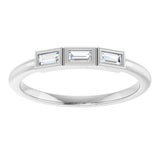 14K White Gold 1/8 CTW Lab-Grown Diamond Anniversary Band