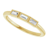 14K Yellow Gold 1/8 CTW Lab-Grown Diamond Anniversary Band