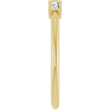 14K Yellow Gold 1/8 CTW Lab-Grown Diamond Anniversary Band