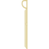 14K Yellow Gold Knife-Edge Cross Charm/Pendant
