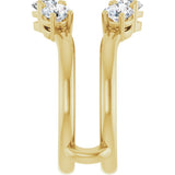 14K Yellow Gold 1 1/2 CTW Lab-Grown Diamond Ring Guard