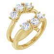 14K Yellow Gold 1 1/2 CTW Lab-Grown Diamond Ring Guard