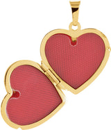 14K Yellow 22x17 mm Heart Locket