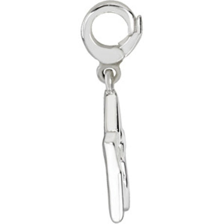 14K White Gold Star Charm/Pendant
