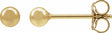 14K Yellow Gold-Filled 3 mm Ball Stud Earring