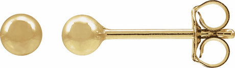 14K Yellow Gold-Filled 3 mm Ball Stud Earring