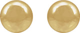 14K Yellow Gold-Filled 3 mm Ball Stud Earring