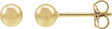 14K Yellow Gold-Filled 4 mm Ball Stud Earring