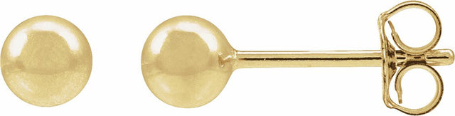 14K Yellow Gold-Filled 4 mm Ball Stud Earring
