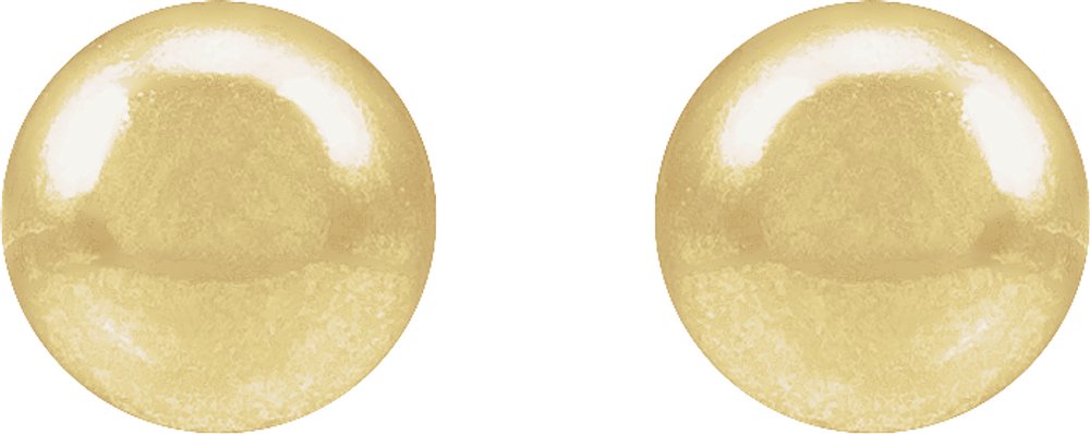 14K Yellow Gold-Filled 4 mm Ball Stud Earring