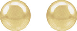 14K Yellow Gold-Filled 4 mm Ball Stud Earring