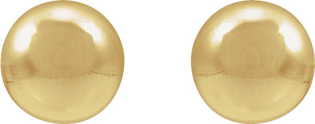 14K Yellow Gold-Filled 5 mm Ball Stud Earring
