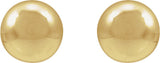14K Yellow Gold-Filled 5 mm Ball Stud Earring