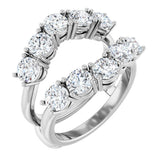 14K White Gold 2 1/2 CTW Lab-Grown Diamond Ring Guard