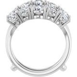 14K White Gold 2 1/2 CTW Lab-Grown Diamond Ring Guard