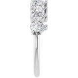 14K White Gold 1 1/4 CTW Lab-Grown Diamond Anniversary Band