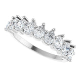14K White Gold 1 1/4 CTW Lab-Grown Diamond Anniversary Band