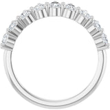 14K White Gold 1 1/4 CTW Lab-Grown Diamond Anniversary Band